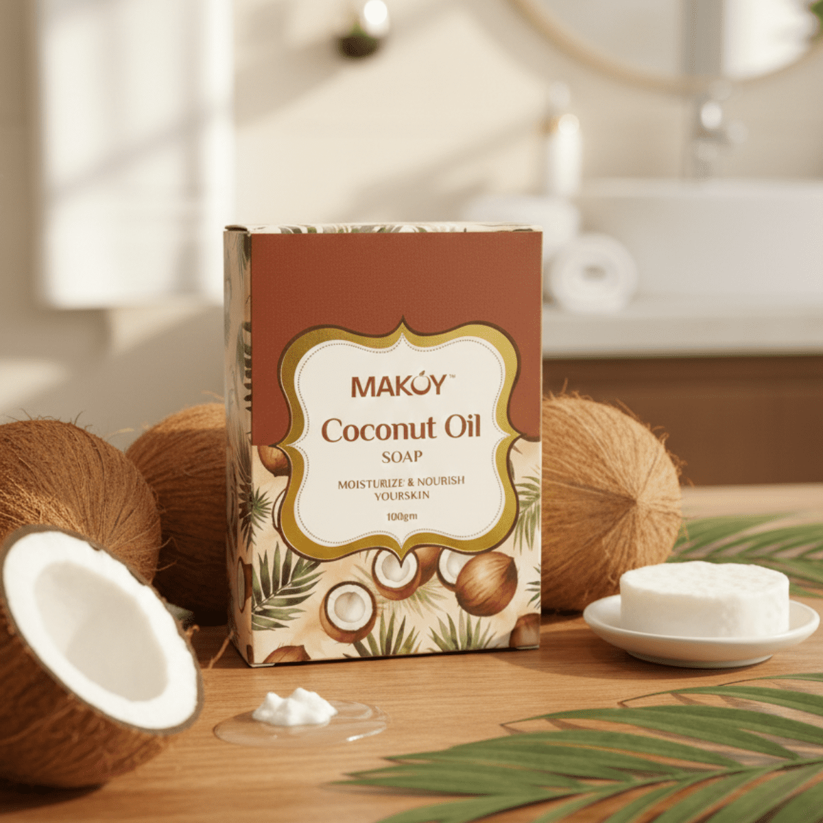 handmade coconut oil soap