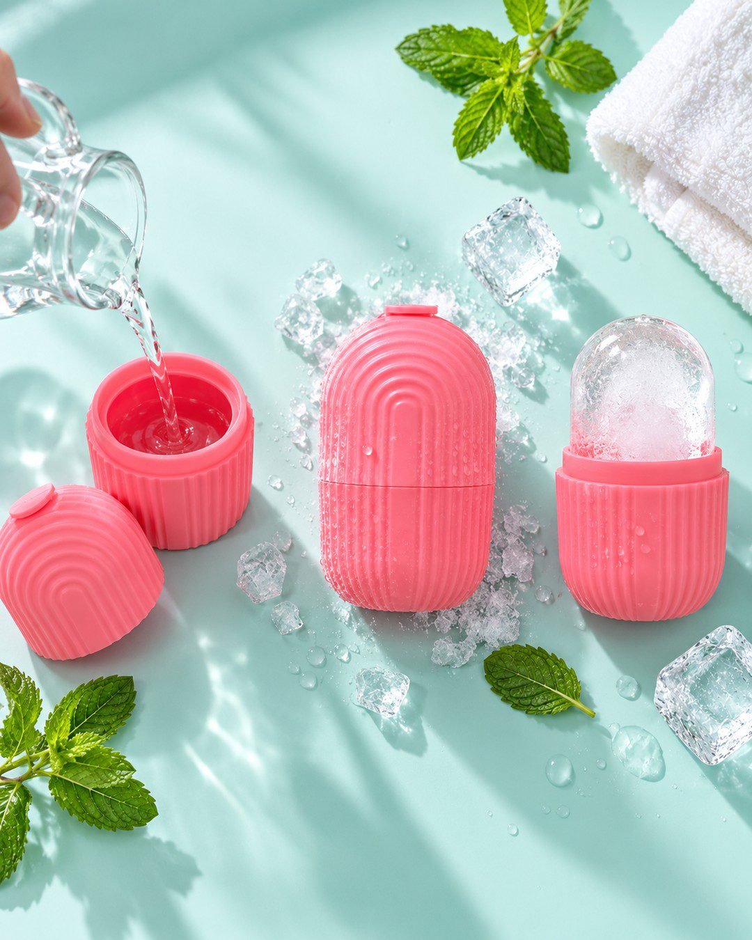 MAKOY Facial Ice Roller – Reusable Silicone Ice Mould for Face & Neck - Image 7