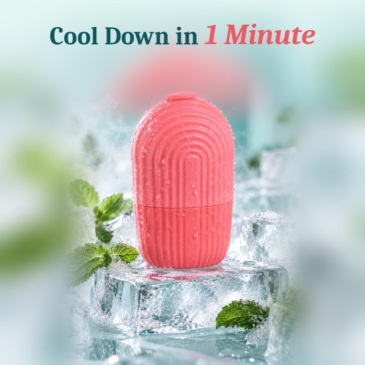 MAKOY Facial Ice Roller – Reusable Silicone Ice Mould for Face & Neck - Image 2